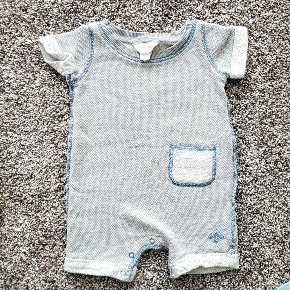 Burt's Bees Baby Snap Romper